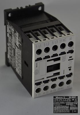 DILM7-01 (125VDC) lockner-Moeller CONTACTOR 3POLES COIL 125 VDC
