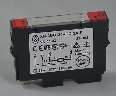XN-2DO-24VDC-2A-P Klockner Moeller - PLC XI/ON 2 digital outputs, 24Vdc  2A