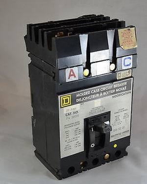 FA36020  Square D MCCB FA 36 Breaker 20A 3 Poles  18Ka@480V Breakers