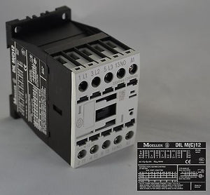 DILM12-10 (230V50HZ,240V60HZ) KLOCKNER MOELLER CONTACTOR 3POLES COIL 230V/240V