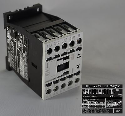 DILM12-10 (230V50HZ,240V60HZ) KLOCKNER MOELLER CONTACTOR 3POLES COIL 230V/240V