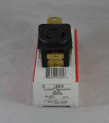 L620-R  -  Pass & Seymour  -  Specification Grade Locking Single Receptacle