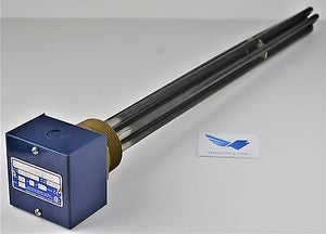 Heater - SHI-01534 -  HEAT ELEMENT - 600V  PH 3  KW 9  50/60HZ  L 24 3/4"X NIT W