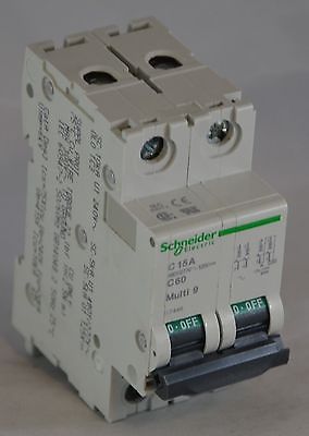 17446 - MG17446 SCHNEIDER  CIRCUIT BREAKER 15AMP C CURVE 2POLE 480Y/277VAC DIN R