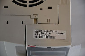ACS355-03U-23A1-4 ABB DRIVES ACS355 03U  DRIVE ACS355 480 VAC 15HP