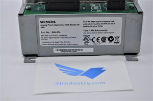 549-214 - 549214 - Type F - EM subassembly  -  Siemens Apogee Automation 549 Analog point expansion