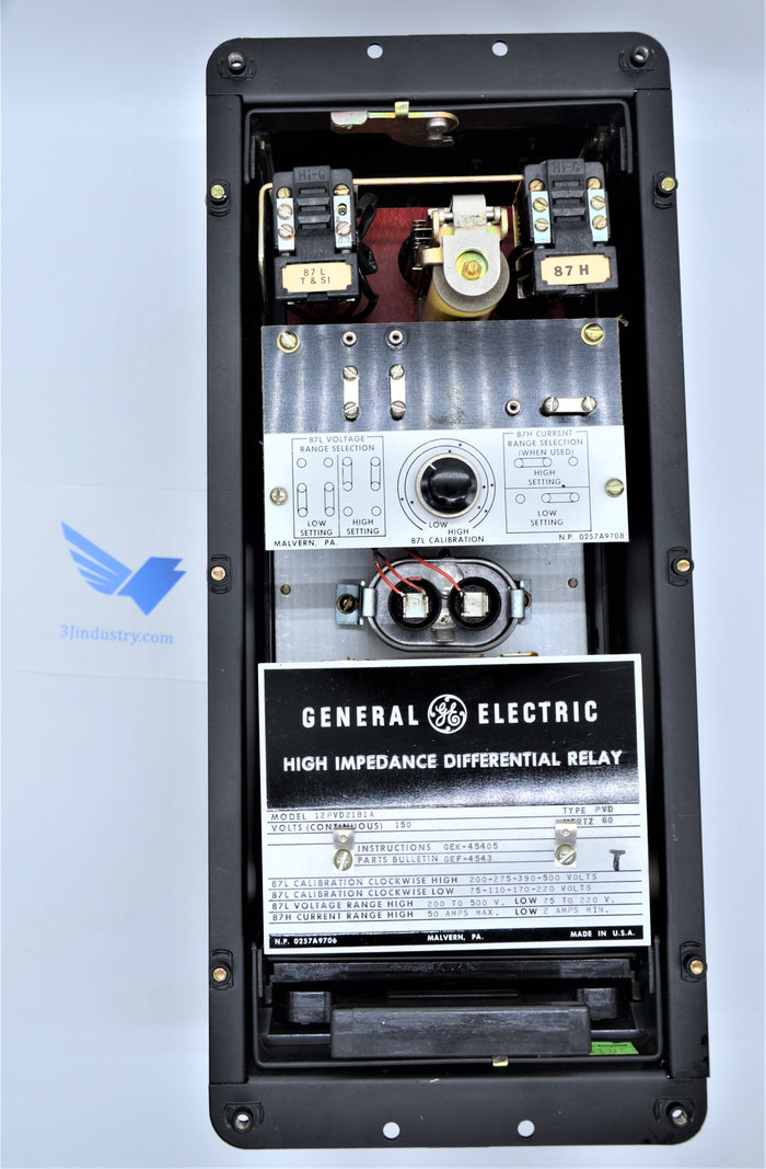 12PVD21B1A  -  General Electric PVD DIFFERENTIAL RELAY