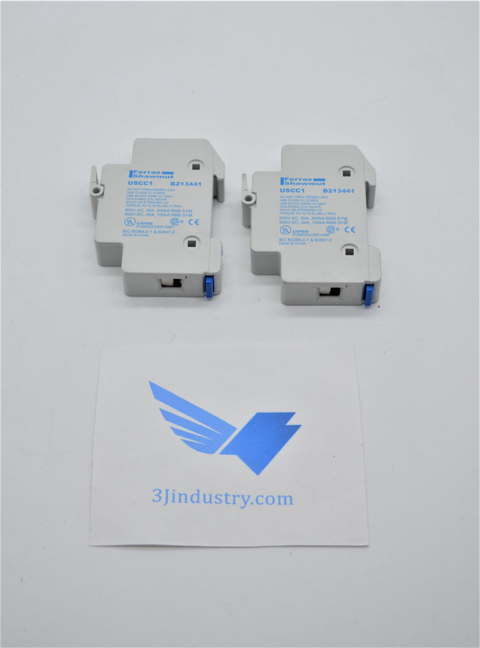 Lot of 2 - USC1 - B213441   -  MERSEN FERRAZ SHAWMUT USC Fuse holder