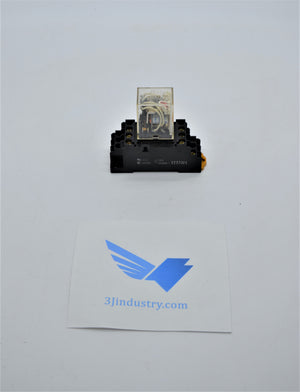 MY4N-02 with PYF14A-E socket  -  Omron MY4N Mini Power Relay
