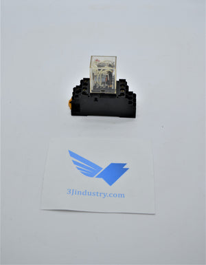 MY4N-02 with PYF14A-E socket  -  Omron MY4N Mini Power Relay