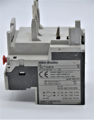 193-T1AB16  -  ALLEN-BRADLEY 193 Relay