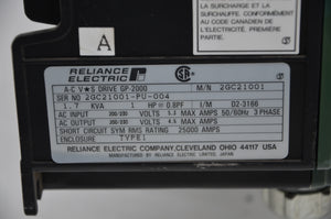 GP-2000 - 2GC21001  -  Reliance Electric GP DRIVE