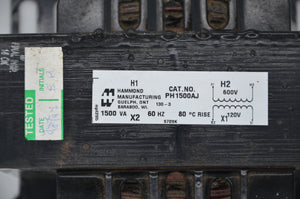 PH1500AJ  -  HAMMOND  PH1500 TRANSFORMER