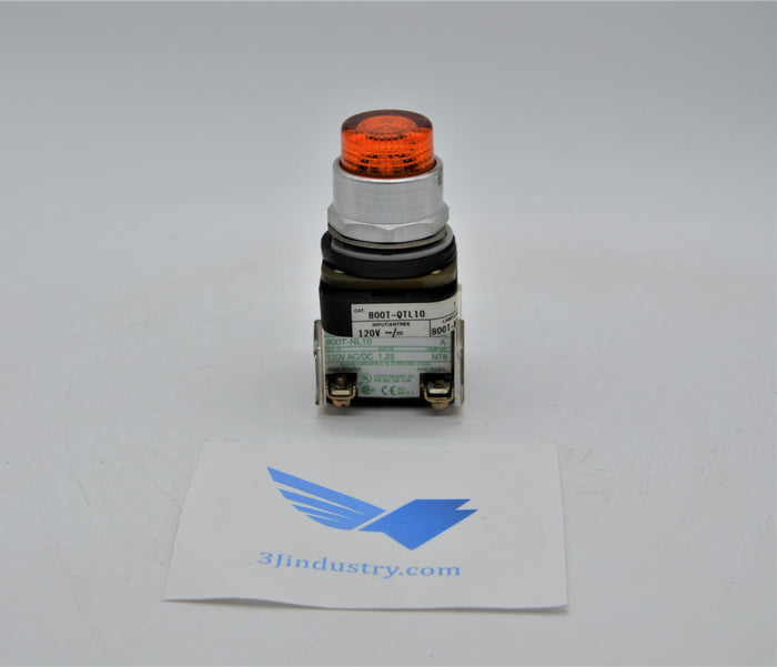 800T-QTL10 ORANGE + 800T-NL10 + 800T-XA  -  Allen Bradley 800T PUSH BUTTON