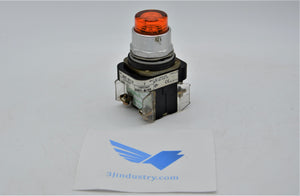 800T-QTL10 ORANGE + 800T-NL10 + 800T-XA  -  Allen Bradley 800T PUSH BUTTON