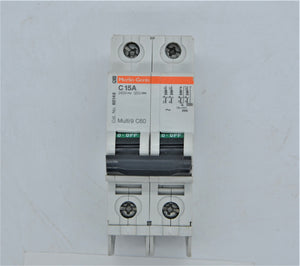 60146 - MULTI9 - C60 - C15A  -  MERLIN GERIN C15A CIRCUIT BREAKER