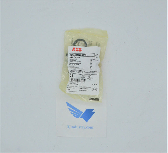 MPET3-10R - NEW IN BAG  -  ABB MPET EMERGENCY STOP