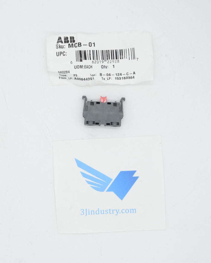 MCB-01 - NEW IN BAG - 1SFA611605R1100  -  ABB MCB CONTACT BLOCK