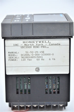 DC200L-0-000-1C0000-0 - MINI-PRO - UDC2000  -  HONEYWELL UDC CONTROLLER