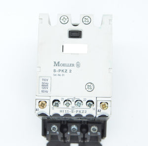 S-PKZ2 - 110V/50HZ - 120V/60HZ - IN BOX   -  EATON CORPORATION MOELLER ELECTRIC S-PKZ2 CONTACTOR