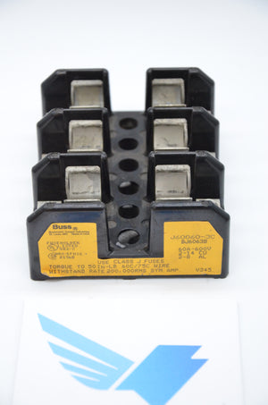 J60060-3C  -  BUSSMAN J600 FUSEBLOCKS