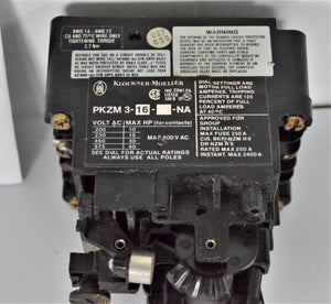 PKZM3-16-NA  -  EATON CORPORATION CUTLER HAMMER PKZM STARTER MOTOR PROTECTOR