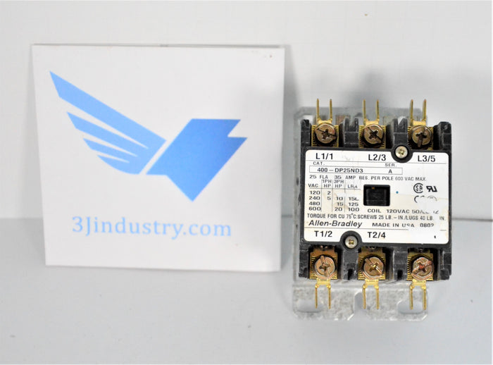 400-DP25ND3  -  ALLEN BRADLEY 400DP CONTACTOR