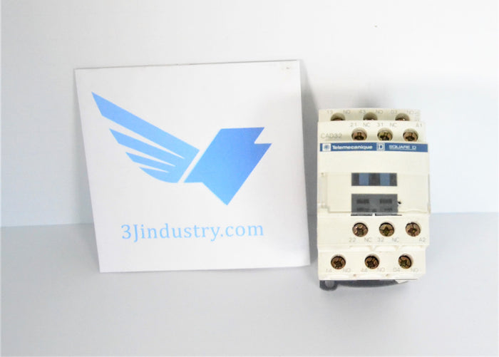 CAD32GD WITH LAD4RCU  -  SCHNEIDER ELECTRIC TELEMECANIQUE CAD RELAY