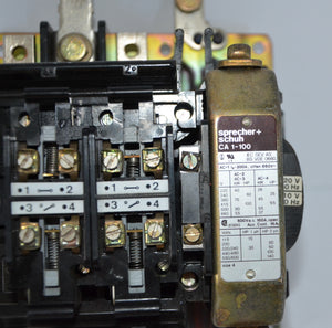 CA1-100-120/60-110/50  -  SPRECHER & SCHUH CA1-100 CONTACTOR