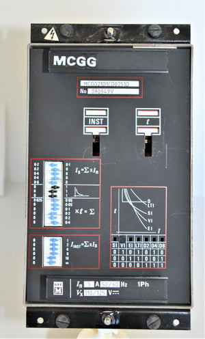 MCGG21D11CD0751D  -  CONVERTEAM GEC MCGG OVERCURRENT RELAY
