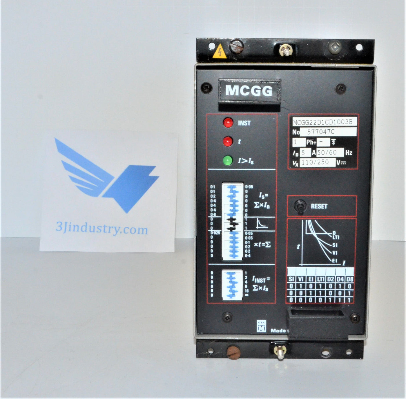 MCGG22D1CD1003B GEC ALSTHOM MCGG PROTECTION RELAY 3JIndustry mcgg22d1cd1003b-gec-alsthom-mcgg-protection-relay-3jindustry