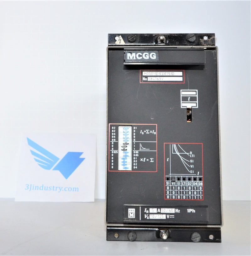 Gec Type Relay MCGG11D1CD0751D - GEC MEASUREMENTS MCGG RELAY – 3JIndustry