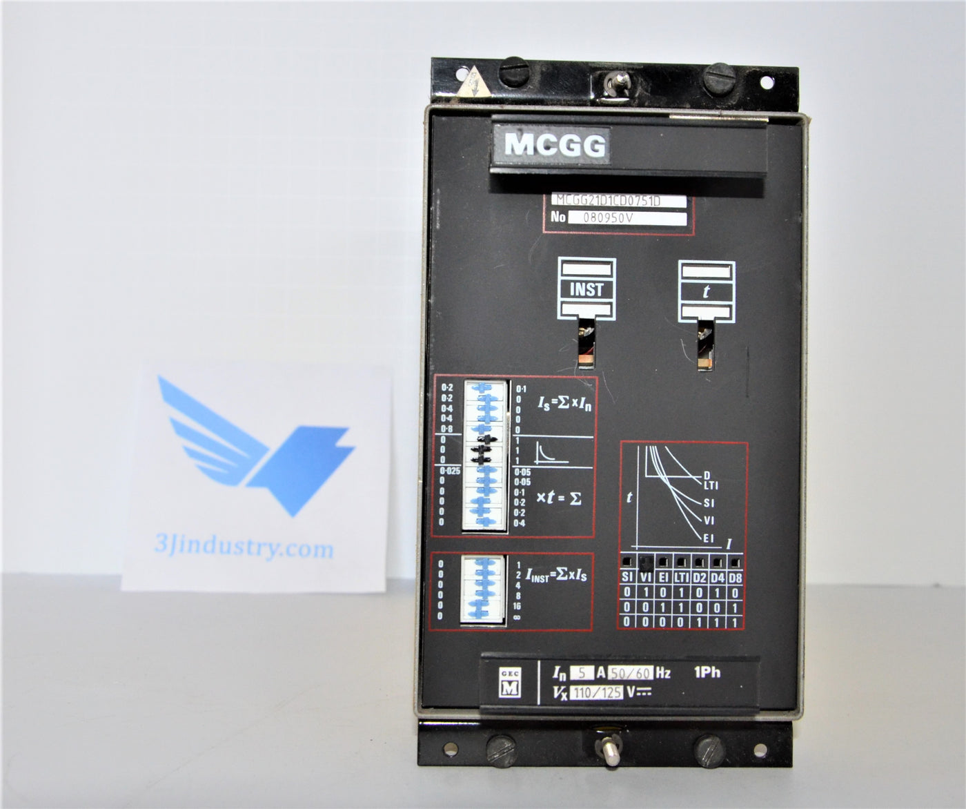 Gec Type Relay MCGG21D1CD0751D - GEC MEASUREMENTS MCGG RELAY – 3JIndustry