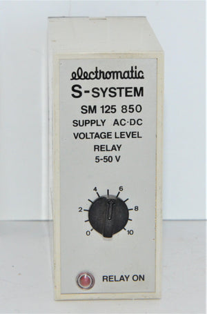 SM 125 850 - SM125850  -  ELECTROMATIC  SM125 VOLTAGE LEVEL RELAY
