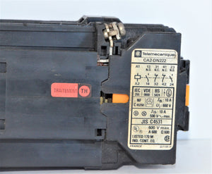 CA2-DN222 WITH LX7-D12 COIL 125V  -  TELEMECANIQUE CA2 CONTROL RELAY