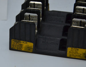 H25060-3CR  -  BUSSMANN COOPER BUSSMANN H250 FUSE BLOCK