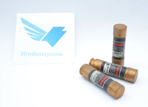 LOT OF 3 - FRN-R-60  -  BUSSMAN FUSETRON FRNR60 FUSE