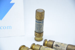 LOT OF 4 - ECNR20  -  BUSSMAN BRUSH FUSES ECNR20 FUSE