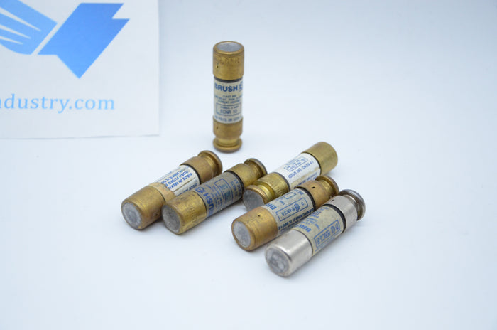LOT OF 6 - ECNR 10  -  BUSSMAN BRUSH FUSES ECNR10 FUSE