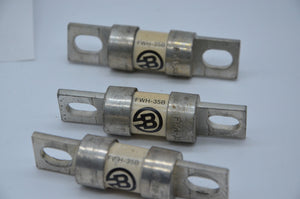 LOT OF 3 - FWH-35B  -  BUSSMAN COOPER BUSSMAN FWH35B FUSE