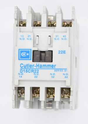 D15CR22  -  EATON CORPORATION CUTLER HAMMER D15CR CONTACTOR