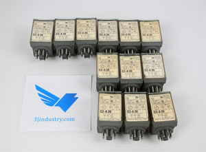 Lot of 12 Relay C2-A20-120VAC - Releco - Coil 120VAC  -  Releco C2 - MRC Series Relay