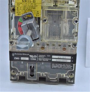 NZM6B-63/ZM 6-63-CNA  -  EATON CORPORATION KLOCKNER MOELLER NZM6B CIRCUIT BREAKER