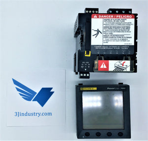 Square D PowerLogic - PM800, With Meter Remote PM8RDA and Power Module PM820U  -  Schneider PM800 Display Screen Set