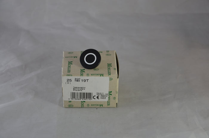 19T  -  Klockner-Moeller M22 -  Button PLATE   -  Klockner-Moeller 19T Push Button