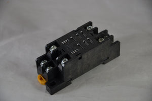 Lot of 2 Relay - PTF08A  -  Omron  -  Relay Socket  -  OMRON PT Connector - 12VDC - 15A -  250VAC, 125VDC