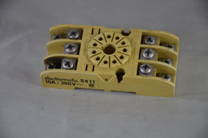 Lot of 1 Relay - S411  -  Electromatic  -  Electromatic Socket  -  ELECTROMATIC S Connector - Socket, 11-Pin Circular, Spec 704 Relay 220 VAC