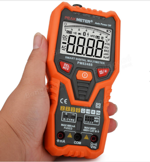 Multimeter Auto Range Digital NCV Multimeter Voltmeter Ammeter Frequency Resistance Capacitance Temperature Tester