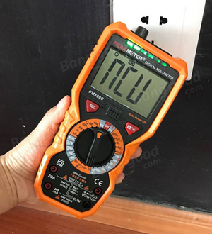 Multimeter Digital True RMS 6000 Counts Multimeter DC/AC Current Voltage Capacitance Resistance Frequency Temperature hFE Tester