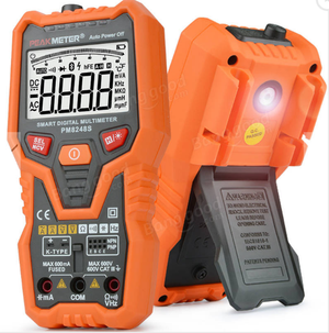 Multimeter Auto Range Digital NCV Multimeter Voltmeter Ammeter Frequency Resistance Capacitance Temperature Tester